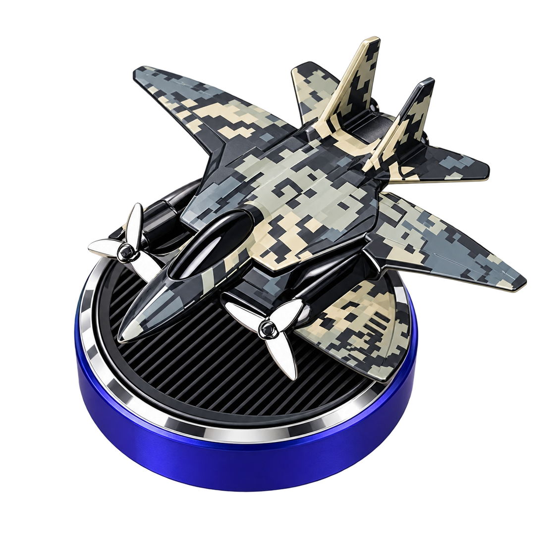 Car Decoration Plan Solar powered aeroplane car air freshener - Car Dashboard Solar Decoration Plane -Aircraft Model