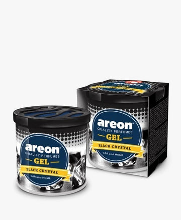 Areon Black Crystal Gel Car Perfume – Premium Car & Office Air Freshener